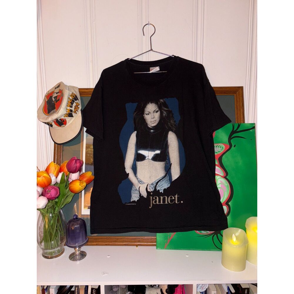 Official Vintage Janet Jackson "All Over The Planet' 1994 World Tour Tshirt XL